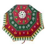 Christmas Time Pattern Christmas Ornament Folding Umbrellas