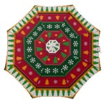 Christmas Time Pattern Christmas Ornament Straight Umbrellas