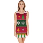 Christmas Time Pattern Christmas Ornament Bodycon Dress