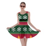 Christmas Time Pattern Christmas Ornament Skater Dress