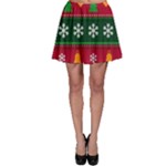 Christmas Time Pattern Christmas Ornament Skater Skirt