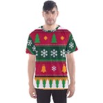 Christmas Time Pattern Christmas Ornament Men s Sport Mesh T-Shirt