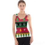 Christmas Time Pattern Christmas Ornament Women s Basic Tank Top