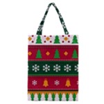 Christmas Time Pattern Christmas Ornament Classic Tote Bag