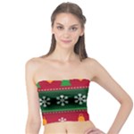 Christmas Time Pattern Christmas Ornament Tube Top