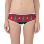 Christmas Time Pattern Christmas Ornament Classic Bikini Bottoms