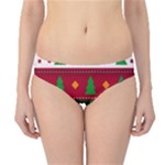 Christmas Time Pattern Christmas Ornament Hipster Bikini Bottoms