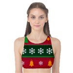 Christmas Time Pattern Christmas Ornament Tank Bikini Top