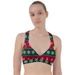 Christmas Time Pattern Christmas Ornament Sweetheart Sports Bra