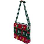 Christmas Time Pattern Christmas Ornament Cross Body Office Bag