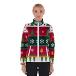 Christmas Time Pattern Christmas Ornament Women s Bomber Jacket