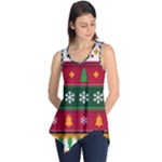 Christmas Time Pattern Christmas Ornament Sleeveless Tunic