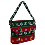 Christmas Time Pattern Christmas Ornament Buckle Messenger Bag