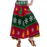 Christmas Time Pattern Christmas Ornament Women s Satin Palazzo Pants