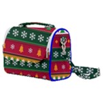 Christmas Time Pattern Christmas Ornament Satchel Shoulder Bag