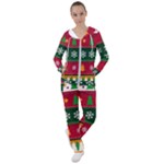 Christmas Time Pattern Christmas Ornament Women s Tracksuit