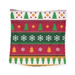 Christmas Time Pattern Christmas Ornament Square Tapestry (Small)