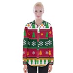 Christmas Time Pattern Christmas Ornament Womens Long Sleeve Shirt