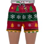 Christmas Time Pattern Christmas Ornament Sleepwear Shorts