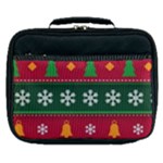 Christmas Time Pattern Christmas Ornament Lunch Bag