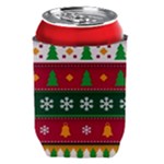 Christmas Time Pattern Christmas Ornament Can Holder