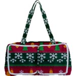 Christmas Time Pattern Christmas Ornament Multi Function Bag