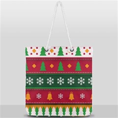 Full Print Rope Handle Tote (Large) 