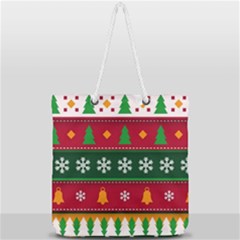 Full Print Rope Handle Tote (Large) 