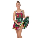 Christmas Time Pattern Christmas Ornament Inside Out Casual Dress