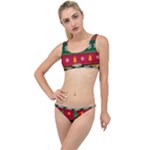 Christmas Time Pattern Christmas Ornament The Little Details Bikini Set