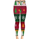 Christmas Time Pattern Christmas Ornament Inside Out Leggings