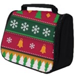 Christmas Time Pattern Christmas Ornament Full Print Travel Pouch (Big)