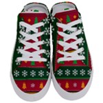 Christmas Time Pattern Christmas Ornament Half Slippers