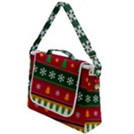 Christmas Time Pattern Christmas Ornament Box Up Messenger Bag