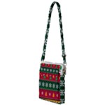 Christmas Time Pattern Christmas Ornament Multi Function Travel Bag