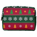 Christmas Time Pattern Christmas Ornament Make Up Pouch (Medium)