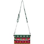 Christmas Time Pattern Christmas Ornament Mini Crossbody Handbag