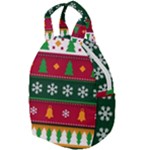 Christmas Time Pattern Christmas Ornament Travel Backpack