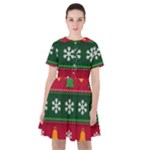 Christmas Time Pattern Christmas Ornament Sailor Dress