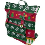 Christmas Time Pattern Christmas Ornament Buckle Up Backpack