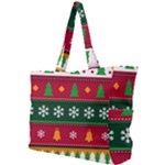 Christmas Time Pattern Christmas Ornament Simple Shoulder Bag