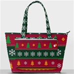 Christmas Time Pattern Christmas Ornament Back Pocket Shoulder Bag 