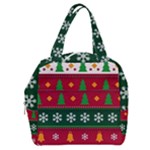 Christmas Time Pattern Christmas Ornament Boxy Hand Bag