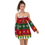 Christmas Time Pattern Christmas Ornament Boho Dress