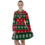 Christmas Time Pattern Christmas Ornament All Frills Dress