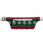 Christmas Time Pattern Christmas Ornament Active Waist Bag