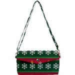 Christmas Time Pattern Christmas Ornament Removable Strap Clutch Bag