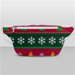 Christmas Time Pattern Christmas Ornament Waist Bag 