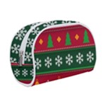 Christmas Time Pattern Christmas Ornament Make Up Case (Small)