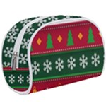 Christmas Time Pattern Christmas Ornament Make Up Case (Large)